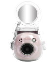 FUJIFILM 富士フイルム チェキ instax PAL カメラケース 透明 ケース 自撮りミラー 付き 収納ケース 保護ケース 軽量 保護 収納 旅行 出...
