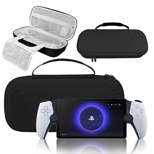 PlayStation Portal Remote プレーヤー PS5 portal 収納ケース 保護ケース 軽量 保護 収納 旅行 出張 持ち運び 代替品 互換品 (ケースのみ) PSポータル ハード トラベルケース 収納バッグ PSポータルリモートプレーヤー ブラック PlayStation Portal Remote プレーヤー PS5 portal 収納ケース 保護ケース 軽量 保護 収納 旅行 出張 持ち運び 代替品 互換品 (ケースのみ) PSポータル ハード トラベルケース 収納バッグ PSポータルリモートプレーヤー ブラック
