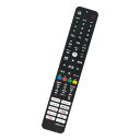 代替リモコン RC843JJB1 RC843JJB2 tcl スマートテレビ 音声検索対応 32S5401 40S5401 50V6B 55V6B 75V6B 50QM8B 50C646 43C646 55T8B 75QM8B など テレビリモコン 代替品 互換品 紛失用 故障用 送料無料