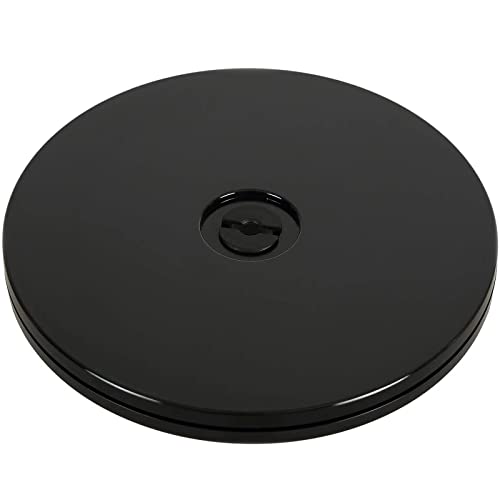 テレビ台 ノートパソコン 360度 回転台 丸形 ターンテーブル 見やすい角度に簡単に方向転換 重い機器を片手で回せる (直径21CM)