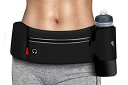 ウエストポーチ 折りたたみ式 水筒ポーチ付き フリップベルト ランニング 防水 バッグ スマホポーチ スマホホルダー レディース 男女兼用 (ボトルは含まれません)