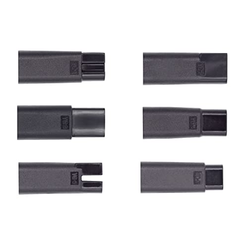 メス USB-C to DC 5V 2Pin 電源充電アダプタ電気バリカンひげトリマーシェーバー美容器具用 6セット 送..