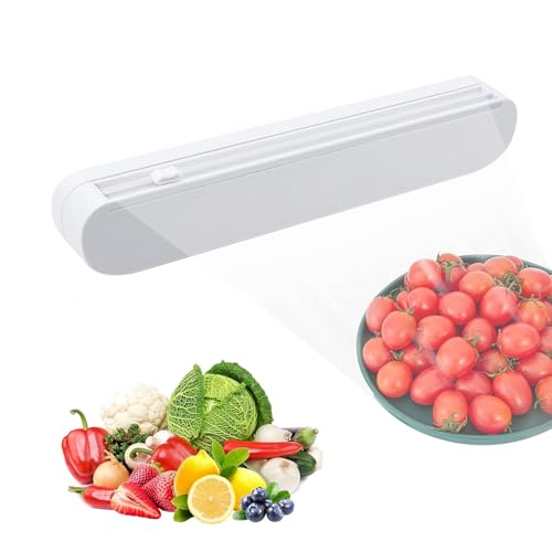 ラップケース ラップカッター カッター付きラップケース スライド カッター付き スライドカッター ラップ 切り取り しがみつくラップ ラップカッター家庭用 収納便利 双方向切断 食品用ラップ 再利用可能な食品ラップカッター