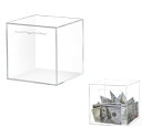 貯金箱 500円玉 開かない貯金箱 アクリル 透明貯金箱 正方形 大容量 紙幣 小銭 入金のみ おしゃれ 子供 プレゼント