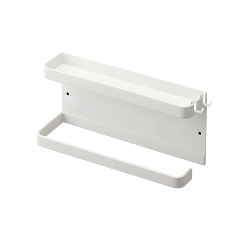 傘立て 傘立マグネットアンブレラホルダー マグネット収納 マグネットトレー トレー付き 玄関収納 傘収納 傘スタンド 傘ホルダー 玄関マグネット 鍵置き玄関 フック付き 約W20XD7XH9.5cm ホワイト