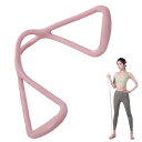 ストレッチバンド TPRゴムバンド ノンスリップ お手入れ簡単 フィットネス ダイエット 筋トレグッズ 筋トレ グローブ ストレッチ トレーニング トレーニングバンド ゴムバンド筋トレ エクササイズバンド シェーピング (桜色 1pcs)