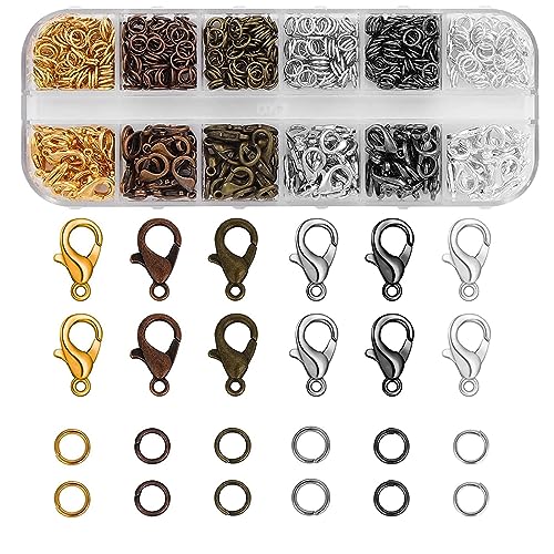 カニカン リング 開口リング 丸カン 6色 DIY 合金 アクセサリー小物 めがねチェーン マスクチェーン ガラスチェーン ネックレス ブレスレット 足チェーン...