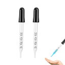 ピペット スポイト 1ml 目盛り付きスポイト ガラス製 移送液用 計測用薬 水分 化粧品 香水 精油 小分け 詰め替え 2本入 送料無料