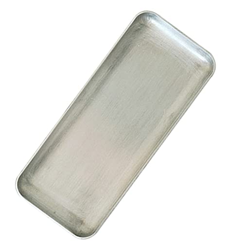 収納トレイ キャッシュトレイ 鍵置き 玄関 小物置き アルミ製 釣り銭トレー コイン お会計皿 釣銭皿 レトロ 小道具 (small)