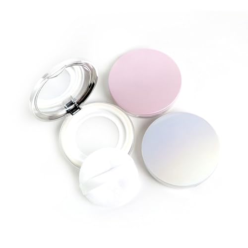 パウダーケース パフ付き 3g 超薄い 鏡付き パウダー容器 携帯用 詰め替え容器 メイク用パフボクス 旅行携帯便利 3g パウダー ケース 超薄型 3色セット
