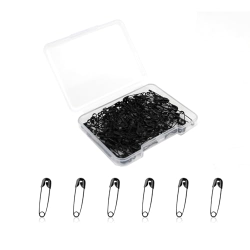 金属安全ピン ブラック安全ピン ネクタイピン クラフト ブローチピン タグ キルトピン ソーイングピン ..