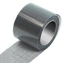 網戸補修テープ 自由カット可能 幅5cm×長さ5m 網戸テープ 強粘着性 網戸の破れ修理 簡単取り付け グレー色 虫侵入防止 網戸破れ修復 貼るだけで簡 (グレ...