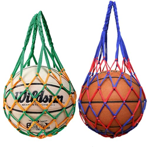 ボールバッグ メッシュ ボールネット バスケットボールバッグ サッカーポーチバッグ バレーボール収納..