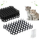 猫よけシート 猫避けシート ねこよけ とげマット 20×15 cm メッシュ 鳥よけ 鳩避け よけ ネコよけ グッズ 害獣 侵入防止対策 野良猫 対策 ペットや...