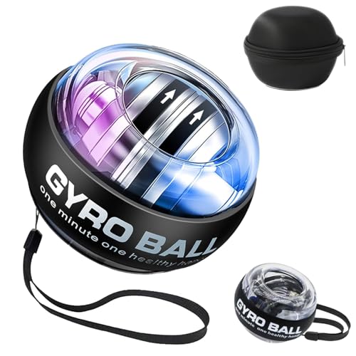 スナップボール パワーボール 筋トレ パワーボール オートスタート 腕の筋トレボール 握力 ボール LED..