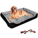 犬用ベッド 中型犬 ペットベッド 犬 洗える 猫 ベッド 大きい 犬 ベッド 四角形 90x70x15cm 体重35kg 以下のペットに適しています ペットベッド 春夏秋冬 ペットベッド 洗える 通年