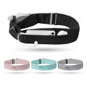 ランニング ポーチ 揺れない 3ポケット 伸縮 大容量 防水 防汗 超軽量 スマホ収納 ペットボトル収納 マラソンポーチ ランニングベルト ウエスト レディース...