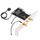 ワイヤレス NGFF A/Eキー WiFiカード PCI-E Express WLAN Wifi6 Wifi7 Bluetooth用 アダプター 1個 送料無料