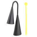 アゴゴ アゴゴベル 楽器 パーカッション 子供用 メタル カウベル スティック付き ベストギフト 知育玩具 遊び&装飾に対応