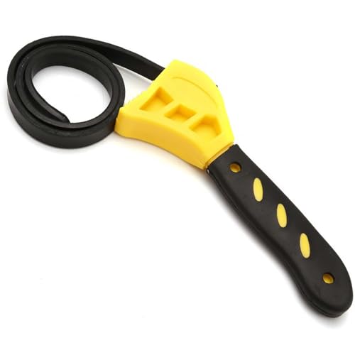 瓶 蓋 オープナー ふた開け ベルトレンチ オイルフィルターレンチ 調節可能 便利 多機能ツール オート..