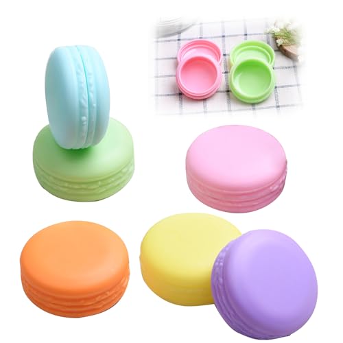 小分け容器 6色セット クリーム容器 軟膏容器 クリームボックス 旅行 軽量 コンパクト 手作り 化粧品ジャー 手入れが簡単です 再利用可能 可愛くておしゃれ 小さいケース クリーム / 軟膏 / 化粧品 (約45x22mm)