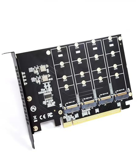 LAVETT㤨LM417 Quad NVMe SSD to PCIe 4.0 / 3.0 X16 ץ 4ɥ饤M.2 NVMe RAID ֡Ȥ򥵥ݡ PCIeʬ / ʬ¢ɬפʥᥤܡɡפβǤʤ6,860ߤˤʤޤ