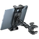 タブレットホルダー スマホスタンド 自転車 バイク マイクスタンド トレッドミルなどに適用 ipadスタンド iPad Pro 12.9 / Air / Mini Galaxy Tab iPhoneシリーズ Fire HD 10など5~13インチのタブレットスマホに対応 多角度調整可能 安定性
