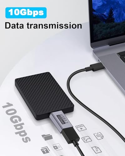 USB 3.0 MicroB 延長アダプタ USB 3.0 to MicroB 変換アダプター USB 3.0メスからMicroBオス延長コンバーター USB外付けハードドライブ用のMicro USBからUSB 3.0アダプター 2個 送料無料