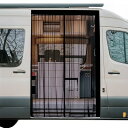 防虫ネット 車用 マグネット式 トヨタ ハイエース専用 140*160cm サイドドア用 虫除け 通気性よし 目隠し 遮光 スライドドア用 網戸 車中泊 リアゲート キャンプ 代替品 社外品 互換品 取付簡単 カー用品 1枚入り ブラック