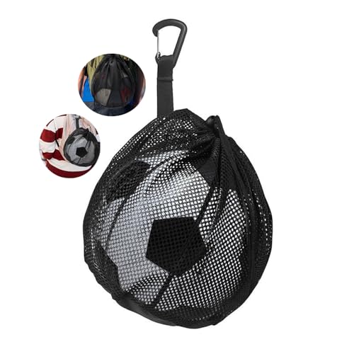 サッカーボール ネット バスケットボール ケースポータブル ボールネット 持ち運び便利 サッカーボール..