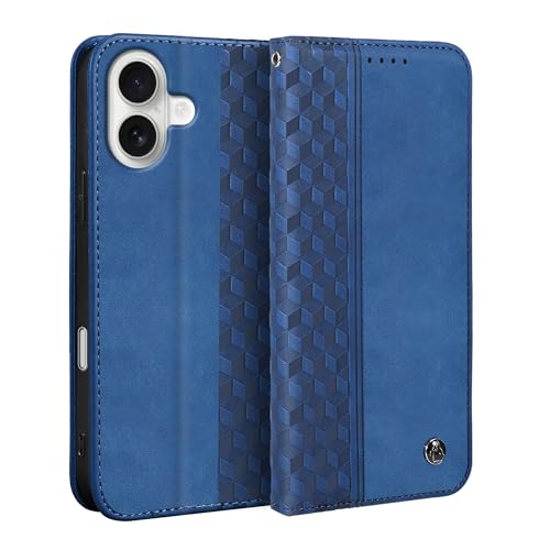 iPhone 16 Plus ケース 手帳型 アイフォン16プラス ケース iPhone 16 Plus 手帳型 ケース ひし形柄 iPhone16Plus ケース 手帳型 マグネット式 スタンド機能 iPhone 16 Plus 携帯カバー カード収納 財布型 iPhone 16 Plus スマホケース 軽量 薄型 全面保護 耐 ...