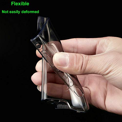 Sony NW A50 シリーズ ケース ソフト TPU 保護スキンケースカバー 代替品 互換品 ソニーウォークマン NW-A55HN A56HN A57HN A50 A55 A56 A57 (クリア ブラック) 送料無料