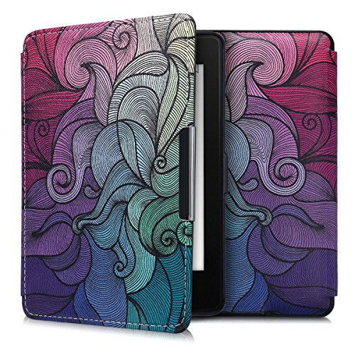 Kindle Paperwhite ケース カバー 電子書籍リーダー オートスリープ PUレザー ダークピンク/青色/緑色 送料無料 Kindle Paperwhite ケース カバー 電子書籍リーダー オートスリープ PUレザー ダークピンク/青色/緑色 送料無料