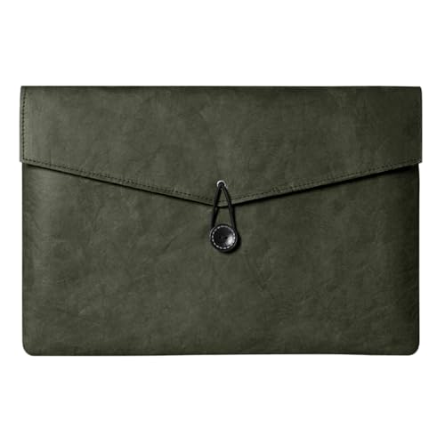 パソコンケース 13.3インチ ノートPCケース 収納バッグ MacBook/Surface Book/ThinkPad/Acer/Asus/Dell/HP用 ノートPCバッグ デュポン紙 軽量 撥水加工 耐摩耗性 傷防止 衝撃吸収 全面保護 ラップトップ スリーブ (13.3インチ, グリーン)