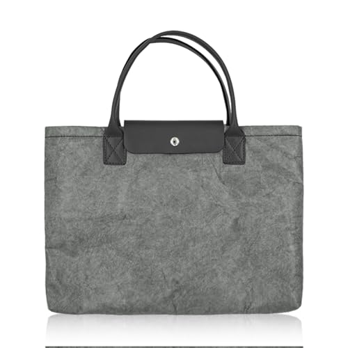 パソコンケース 12インチ 手提げ デュポン紙 薄型 軽量 ノートPCバッグ 撥水加工 傷防止 全面保護 通勤通学 収納バッグ MacBook/Surface Book/ThinkPad/Acer/Asus/Dell/HP ノートパソコン ケース (12インチ, グレー)