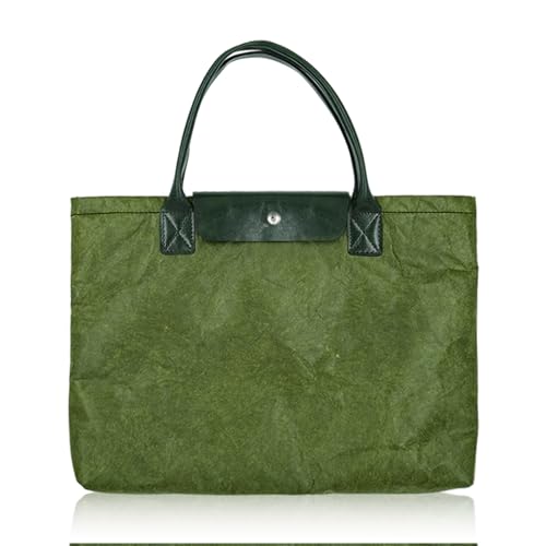 パソコンケース 16インチ 手提げ デュポン紙 薄型 軽量 ノートPCバッグ 撥水加工 傷防止 全面保護 通勤通学 収納バッグ MacBook/Surface Book/ThinkPad/Acer/Asus/Dell/HP ノートパソコン ケース (16インチ, グリーン)