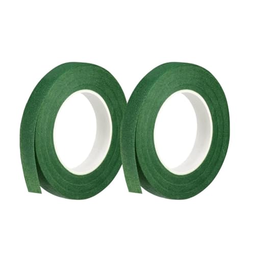 手芸モール フローラテープ 30m*12mm 2本 モール DIY 飾り物 造形材料 手作り 手芸用品 (フローラテープ 2本) (フローラテープグリーン) 送料無料