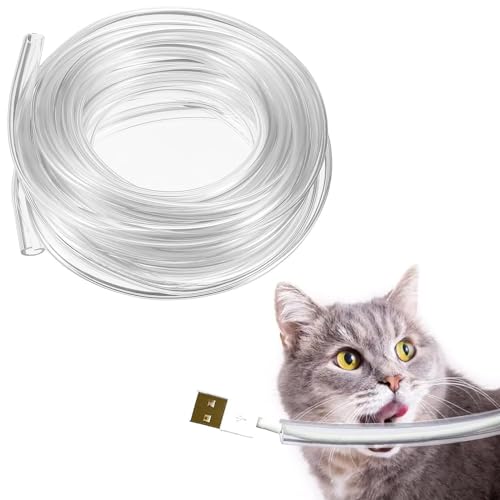 配線カバー ケーブルカバー ワイヤプロテクター ペット 猫 コードカバー 噛み防止 ペット用コードプロ..