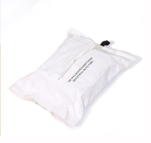 ティッシュケース 吊り下げ タイベック 掛けられる北欧 キッチン 車用 (白) 送料無料