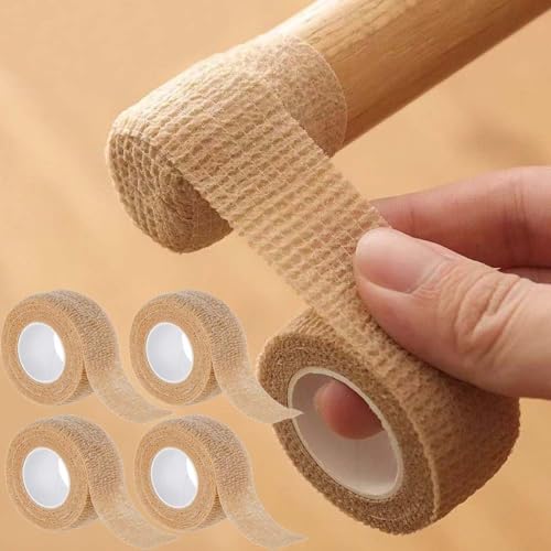 椅子脚カバー 4本セット 椅子脚キャップ 足滑り止 高弾性不織布素材 ロール仕様 様々な形状の椅子足に..