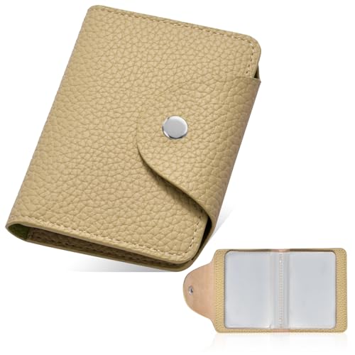 カードケース 大容量 20枚収納 カード入れ スキミング防止 カードケース レディース 半透明な窓 クレジ..