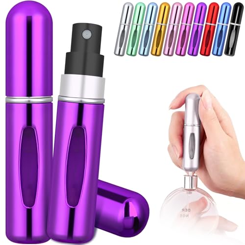 アトマイザー 香水 ボトル 底部充填 ワンタッチ補充 持ち運びに便利 香水 漏れない 詰め替え 小分け ミニ 持ち歩きボトル 入れ替え 香水用 容器 スプレー 液体が見える 携帯用アトマイザー 詰め替え簡単 漏れない 旅行 デート 仕事 男女兼用 [5ml*1個] (パー ...