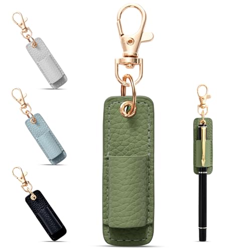 送料無料 ペンホルダー 1本挿し レザーペンホルダー 革 ペンホルダー めがね サングラス ホルダー/ペンケース ペン挿し ペン入れ ペン収納/おしゃれ かわい...