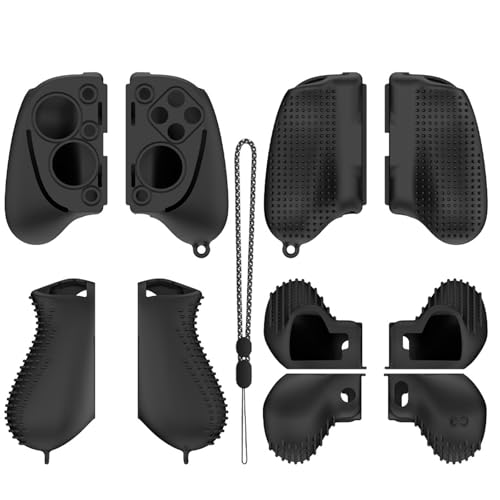 Razer Kishi Ultra ケース カバー シリコン シリコンケース 耐衝撃 落下防止 防水 防塵 指紋防止 キズ防止 全面保護 簡単装着 紛失ストラップ付き 保護ケース (ブラック)