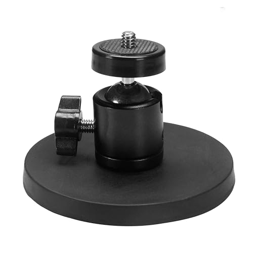 カメラマグネットスタンド カメラ固定吸盤ホルダ 自動車用カメラアクセサリー 磁石ステ- 1/4インチネジ (88MM)
