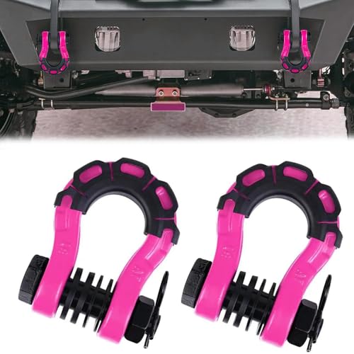 車 シャックル 牽引フック 8ton トレーラー ヒッチ フック Dリング 8トン牽引力 カート トラック オフ..