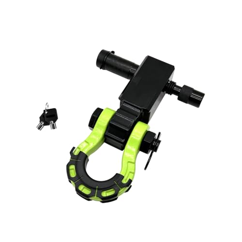 車 シャックルヒッチレシーバー 牽引フック 8ton トレーラー ヒッチ フック アルミニウム合金製 8トン..