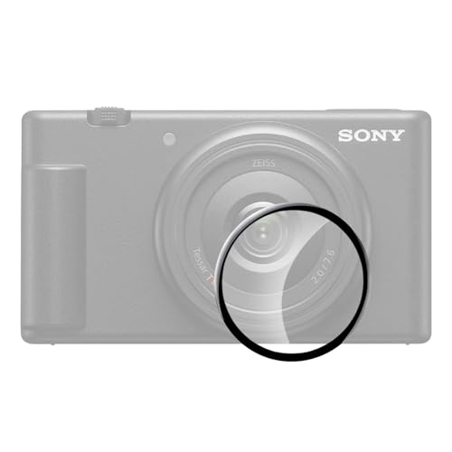 SONY ZV-1M2/zv-1 ii カメラ レンズ 保護フィルム UVフィルター レンズ保護フィルター レンズ保護用 高度透明 飛散防止処理 耐衝撃 防汚 保護フィルム Zv-1ii/ZV-1M2 レンズ 光学ガラス 撥水撥油キズ防止 [1枚] 送料無料