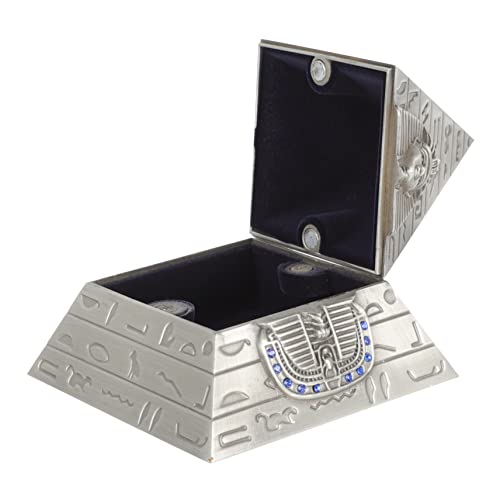 デスク 装飾 ゴールド アクセント 装飾 金属 収納 箱 入れ物 飾る 彫像 金属 ピラミッド 装飾 ピラミッ..