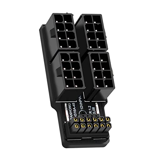 ATX3.0 PCI-E 5.0 パワーモジュラー 90度 12VHPWR 下向きアダプター ATX 8P 4080 5090TI 16ピン 12+4P グラフィックスカード 送料無料